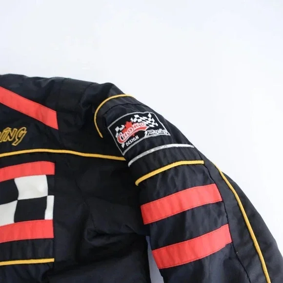Vintage Choko Designs Black & Red Performance "Hot Rider" Snowmobile Jacket - Picture 6 of 15